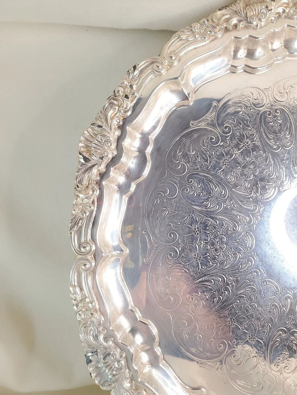 POOLE CO. SILVER PLATE PLATTER